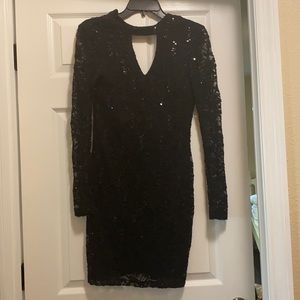 Formal black sequent dress